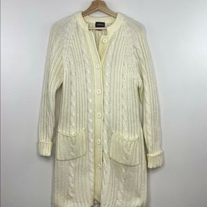 Vintage Hudsons Cable Knit Cardigan